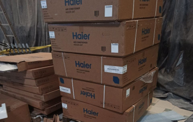 Монтаж кондиціонерів мультизональної системи Haier.