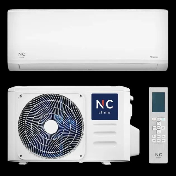 Кондиціонер інверторний NC Clima Manchester NCI18EHMIw1eu для кімнати площею до 50 квадратних метрів, обігрів до -15.